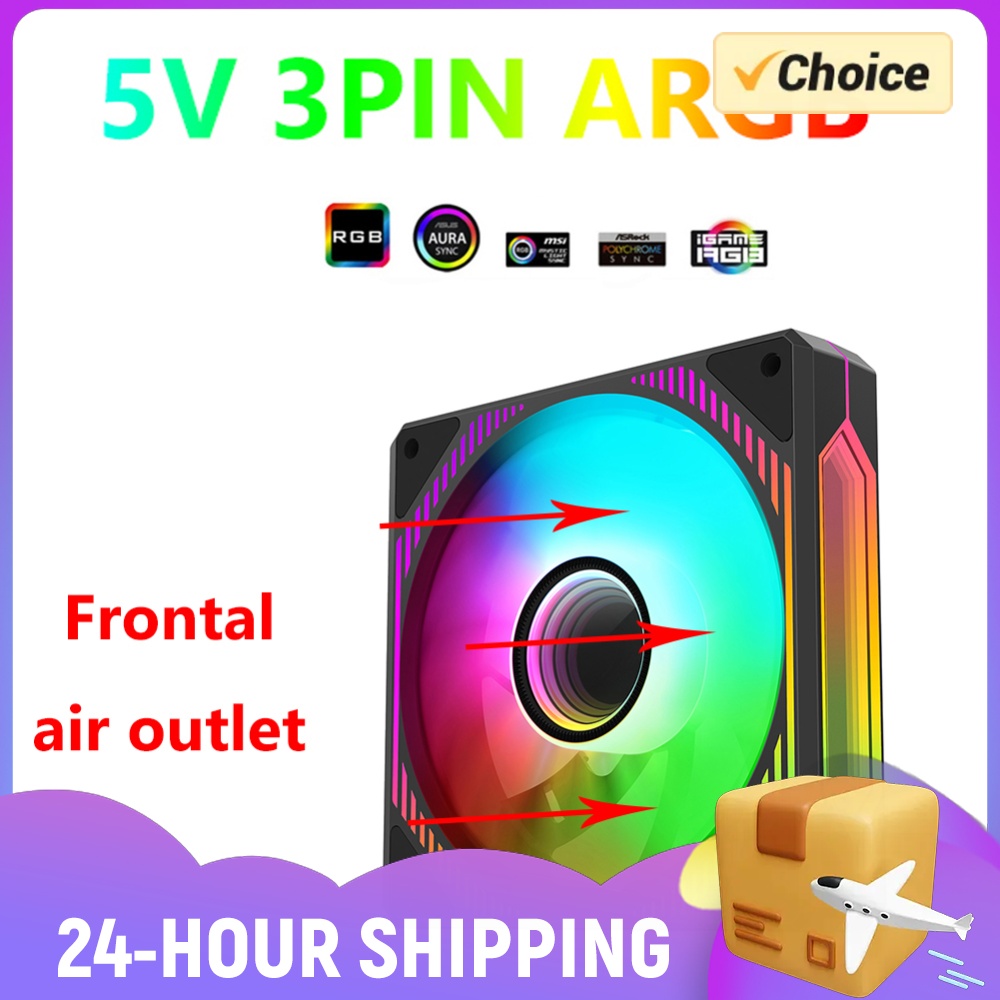 Case Fan Controller - مروحة تبريد للكمبيوتر المكتبي، مقاس 120