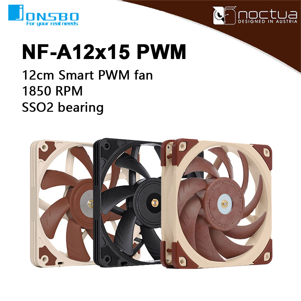 Case Fan Controller - نوكتكا NF-A12x15 بوم كروماكس. أسود. مبادلة