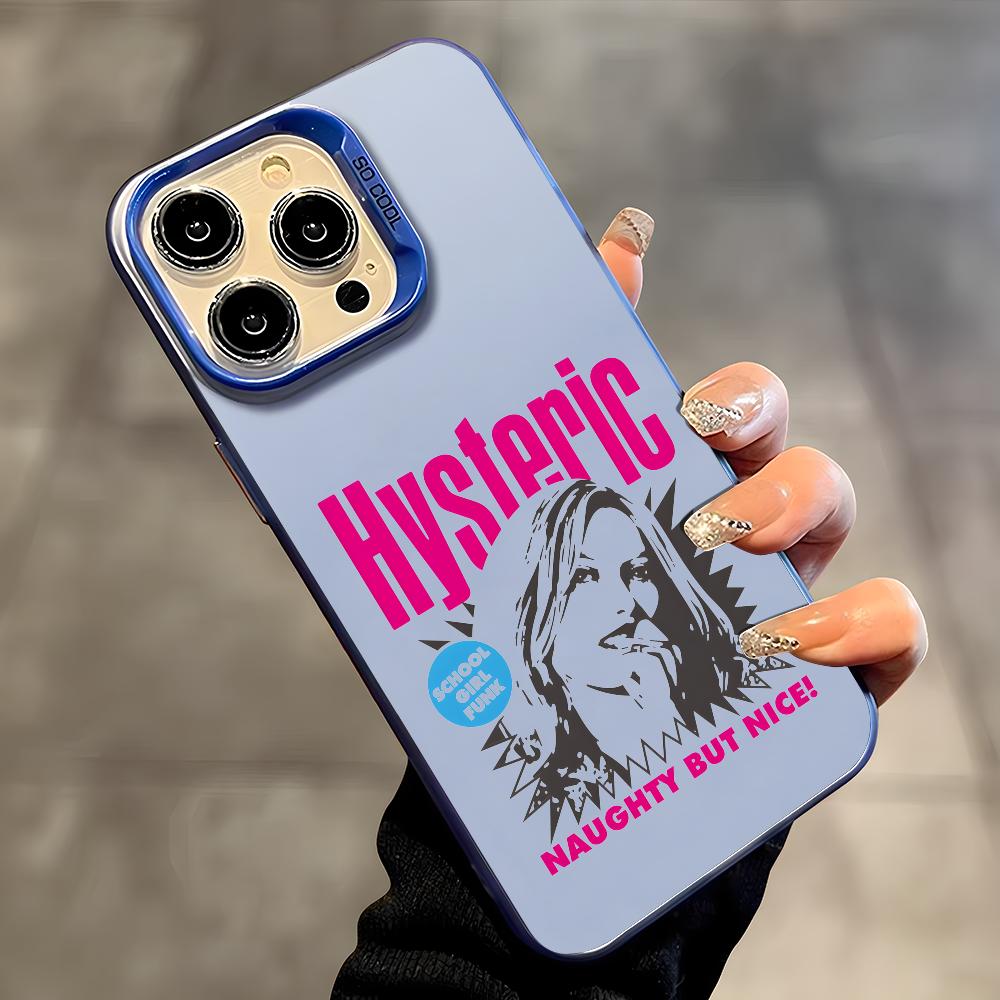 Matte Pc Case - جراب هاتف H_Hysteric G_GlamourS Girl جديد