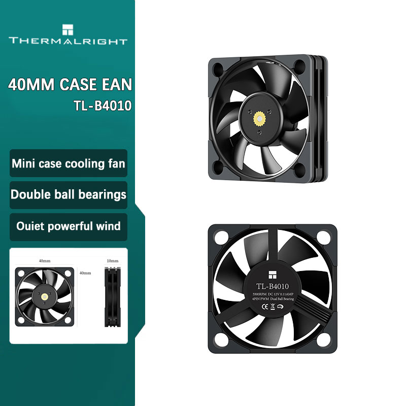 Case Fan Controller - مروحة كمبيوتر صغيرة Thermalright TL-B4010 مقاس