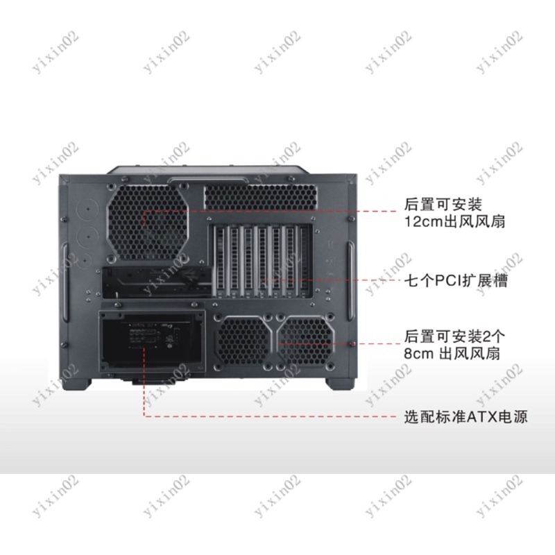 حافظة كمبيوتر اللوحة الأم ATX  - مراجعة Atx Case وسعره