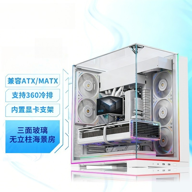 هيكل كمبيوتر مكتبي بانورامي أب - مراجعة Atx Case وسعره