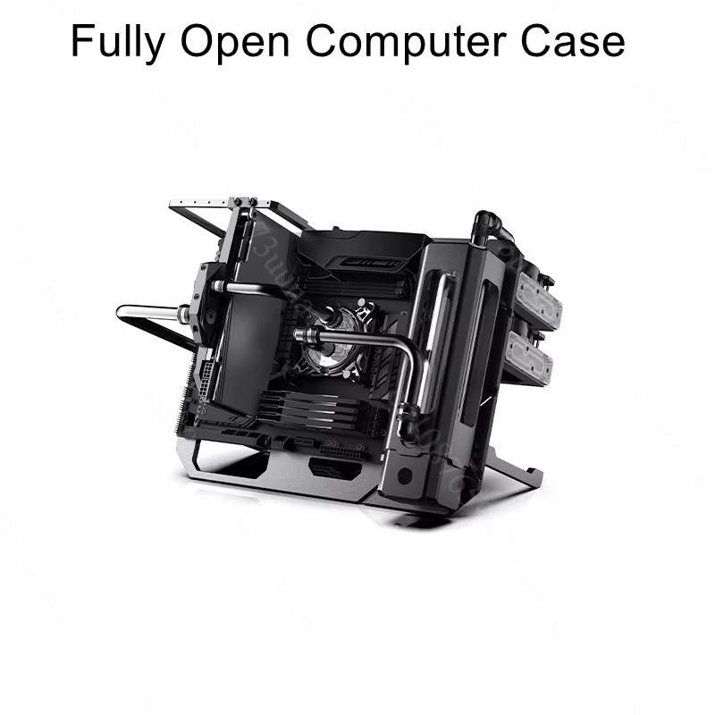 هيكل تبريد مائي مفتوح الإطار B - مراجعة Aluminum Open Frame Test Bench Water Cooling وسعره