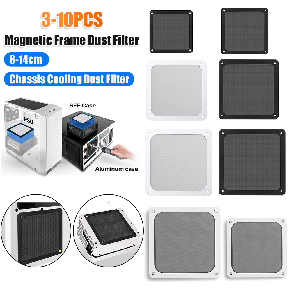 فلتر غبار مغناطيسي لمروحة تبري - مراجعة Dust Filter Pc وسعره