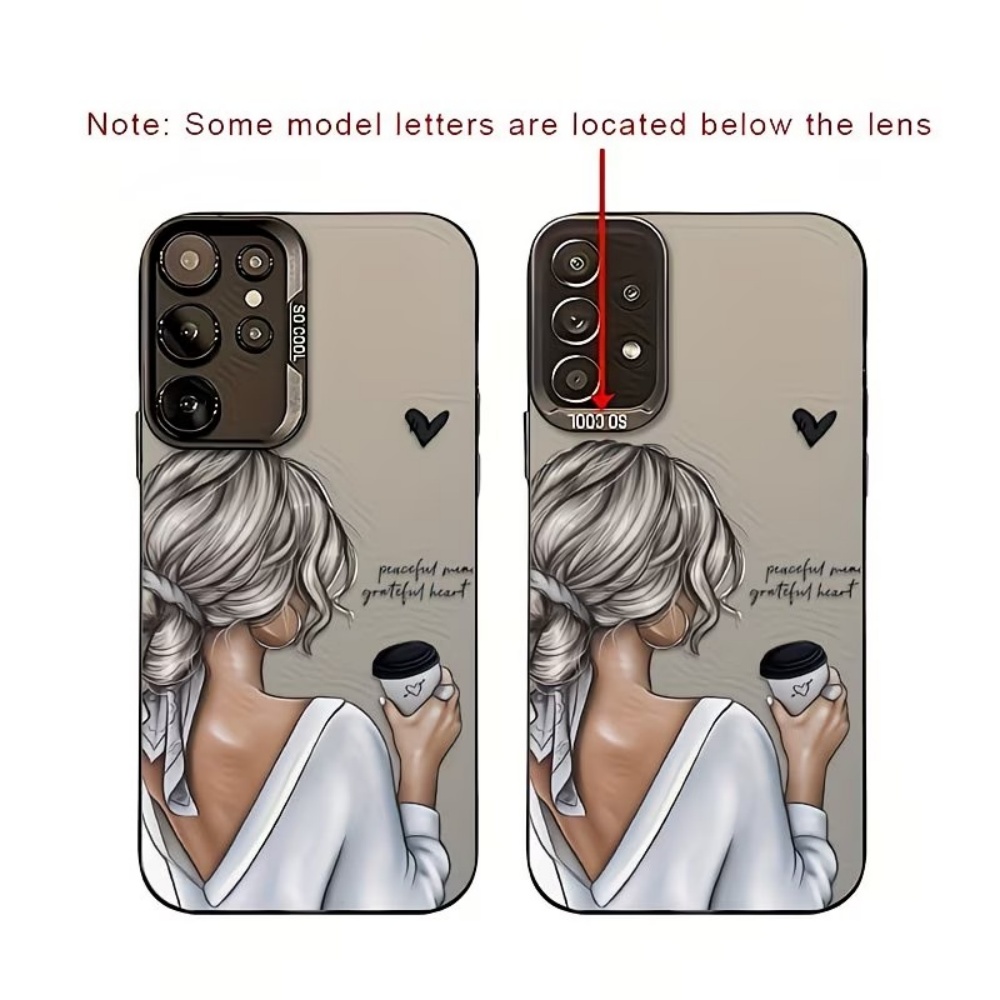 غطاء هاتف مطبوع عليه 'فتاة هاد - مراجعة Matte Pc Case وسعره