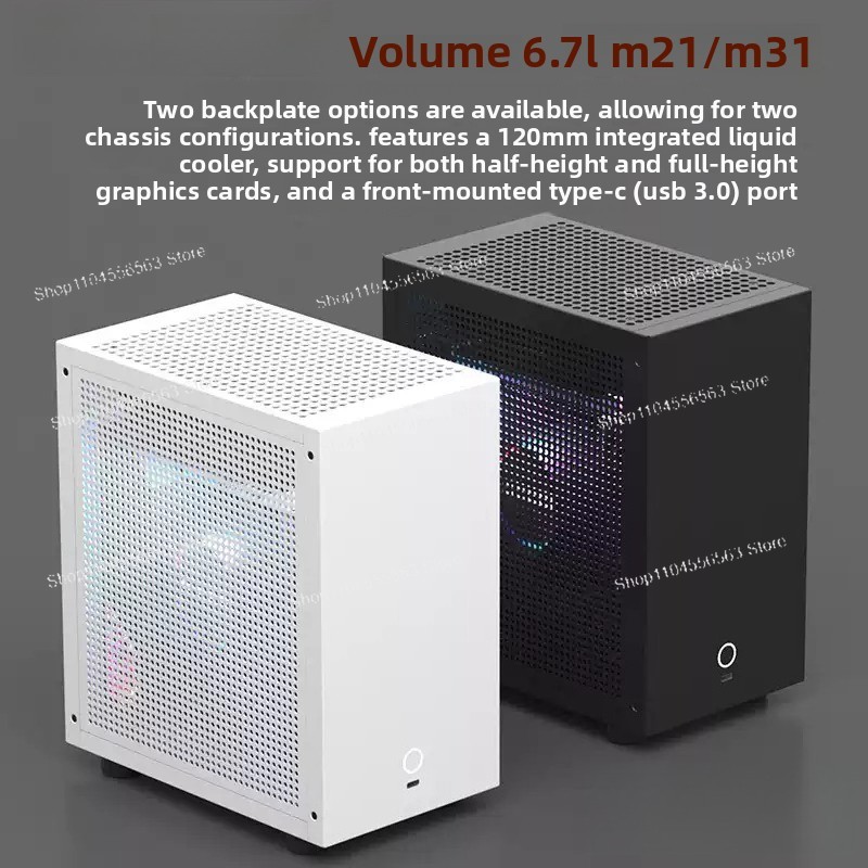 علبة كمبيوتر M21 / M31 Mini IT - مراجعة Atx Case وسعره