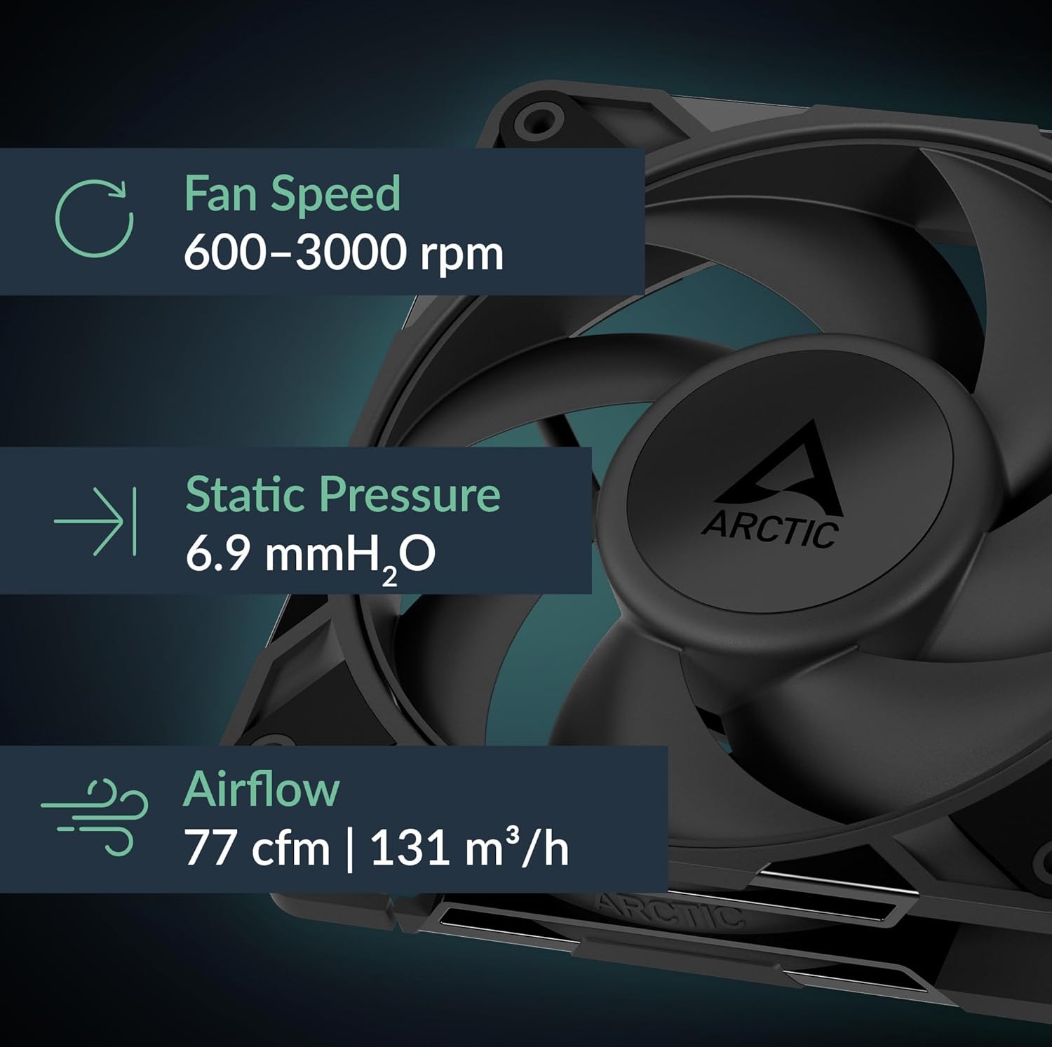 مروحة كمبيوتر مكتبية ARCTIC P1 - مراجعة Case Fan Controller وسعره