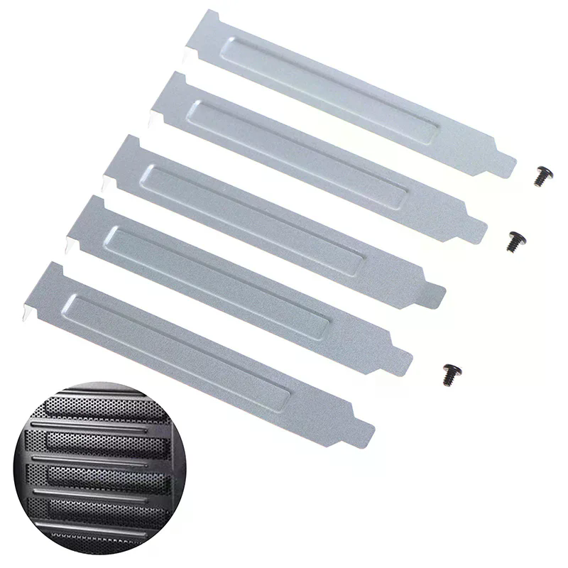 5 قطع غطاء فتحة PCI فضي مقاس 1 - مراجعة Dust Filter Pc وسعره